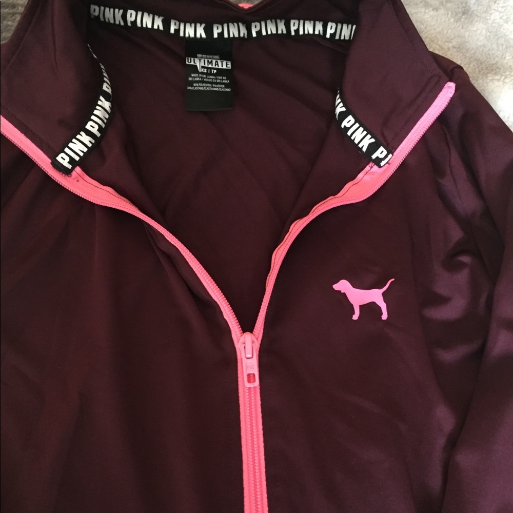 Pink 3/4 Zipper